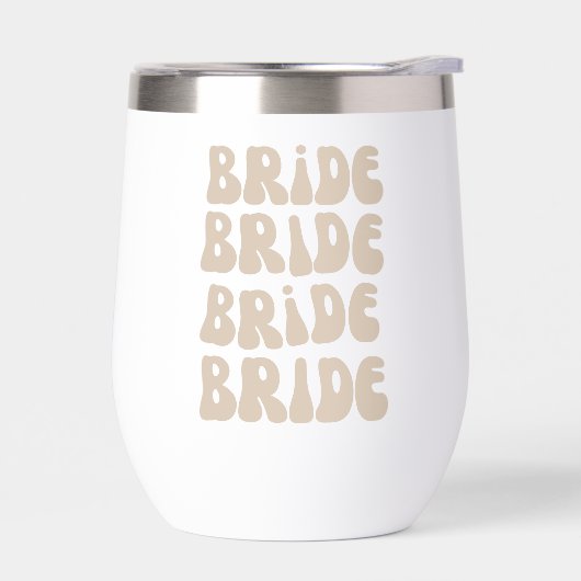 Moderne Retro Bruid Bachelorette Party  (Links)