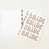 Moderne Retro Bruid Bachelorette Party  Planner (Display)