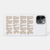 Moderne Retro Bruid Meisjes Bruiloft Vintage Case-Mate iPhone Case (Achterkant (horizontaal))