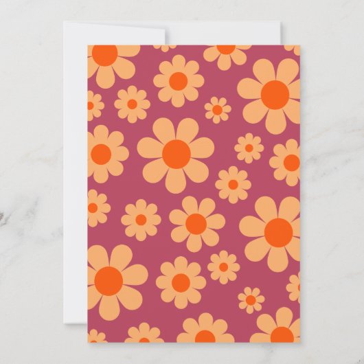 Moderne Retro Bruiloft Save The Date (Achterkant)