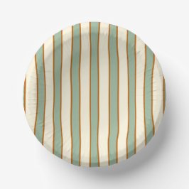 Moderne Retro Chili Lime Streep Papieren Kommen