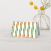 Moderne Retro Chili Lime Streep Plaatskaartje (Achterkant)