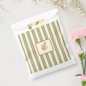 Moderne Retro Chilli Lime Streep Bedankzakje (Gezegeld)
