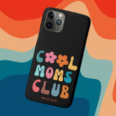 Moderne Retro Cool moeders club  Groovy Case-Mate iPhone Case