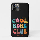 Moderne Retro Cool moeders club  Groovy Case-Mate iPhone Case (Achterkant)