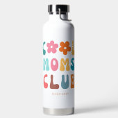 Moderne Retro Cool moeders club  Groovy Daisy Waterfles (Links)
