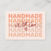 Moderne retro dank u klein Visitekaartje (Voorkant)