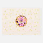 Moderne Retro Disco Ball Inpakpapier Vel (Voorkant 2)