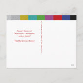 Moderne Retro foto Kerstvakantie Feestdagenkaart (Achterkant)