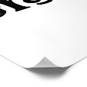 Moderne Retro Foto Moderne Groovy Graduation Party Poster (Hoek)