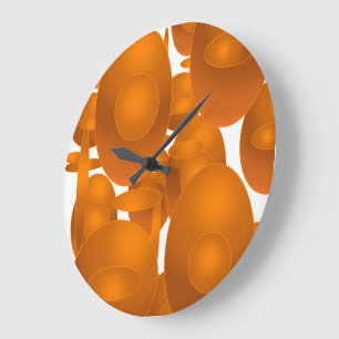 Moderne Retro Geometrische Ontwerp Grote Klok