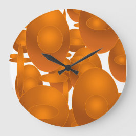 Moderne Retro Geometrische Ontwerp Grote Klok
