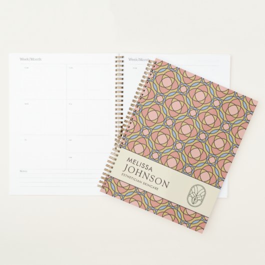 Moderne Retro Geometrische Professionele Planner (Display)