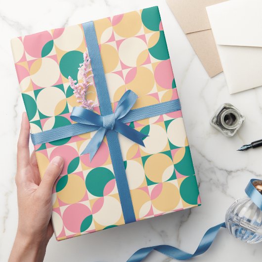 Moderne Retro Girly Gefeliciteerd Afstuderen Servet