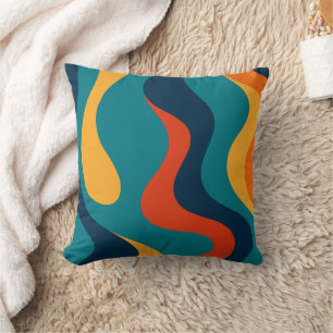 Moderne Retro Golf Abstract Patroon Kussen