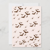 Moderne Retro Groovy Spooktacular Fun Halloween Kaart (Achterkant)