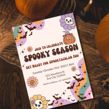 Moderne Retro Groovy Spooktacular Fun Halloween