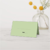 Moderne retro handtrekking bruiloft plaatskaartje (Voorkant)