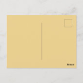 Moderne retro herfst herfstkleuren verloop strepen briefkaart (Achterkant)