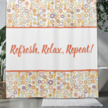 Moderne retro herfstcirkels uit het midden van de 