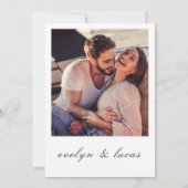 Moderne Retro Italiaans Geïnspireerde Save The Dat Kaart (Achterkant)