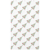 Moderne  retro kerstboom tafelkleed (Voorkant)