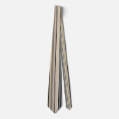 Moderne Retro Kleur Mix Verticaal Gestreept 003 Stropdas (Voorkant)