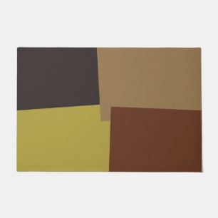 Moderne Retro Kleuren Geometrisch #6 Deurmat
