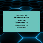 Moderne Retro Kleurrijke Geometrisch Visitekaartje