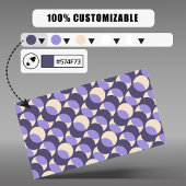 Moderne Retro Lavendel Geometrisch Afsprakenkaartje