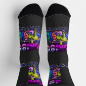 Moderne retro muziek sokken (Top)