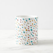Moderne Retro Patroon Koffiemok Cadeau (Center)