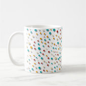 Moderne Retro Patroon Koffiemok Cadeau (Links)