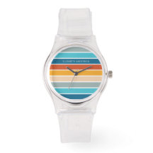 Moderne Retro Sunset Stripes gepersonaliseerd