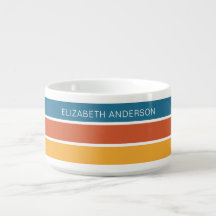 Moderne Retro Sunset Stripes gepersonaliseerd