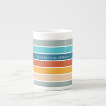 Moderne Retro Sunset Stripes gepersonaliseerd