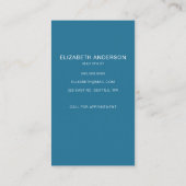 Moderne Retro Sunset Stripes gepersonaliseerd Visitekaartje (Achterkant)