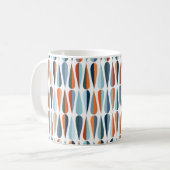 Moderne retro van de moderne stijl uit de midden e koffiemok (Voorkant links)