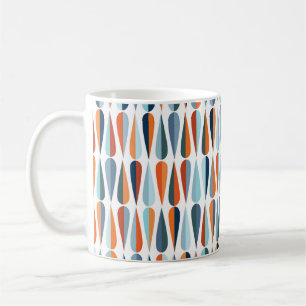 Moderne retro van de moderne stijl uit de midden e koffiemok