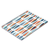 Moderne retro van de moderne stijl uit de midden e notitieboek (Linkerzijde)