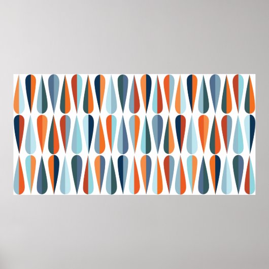 Moderne retro van de moderne stijl uit de midden e poster (Voorkant)