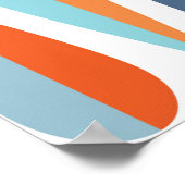 Moderne retro van de moderne stijl uit de midden e poster (Hoek)