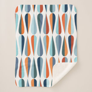 Moderne retro van de moderne stijl uit de midden e sherpa deken