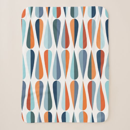 Moderne retro van de moderne stijl uit de midden e sherpa deken (Voorkant)