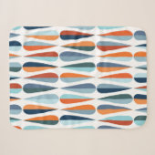 Moderne retro van de moderne stijl uit de midden e sherpa deken (Voorkant (horizontaal))