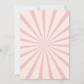 Moderne Retro Verjaardag Kaart (Achterkant)