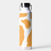 Moderne Retro wilde dier textuur Waterfles (Voorkant)