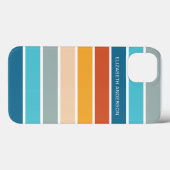 Moderne Retro Zonsondergang Strepen Persoonlijk Case-Mate iPhone Case (Achterkant (horizontaal))