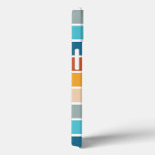 Moderne Retro Zonsondergang Strepen Persoonlijk Case-Mate iPhone Case (Achterkant / Rechts)