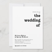 Moderne retrocessie van het huwelijk kaart (Voorkant)